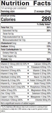Ketogenic Shake - Chocolate by Metagenics