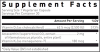 K2-D3 w/Astaxanthin 30 vegcaps by Douglas Laboratories