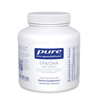 EPA/DHA with lemon 120 gels by Pure Encapsulations