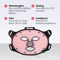 Red Light Therapy Face Mask by Hooga by Hooga Health