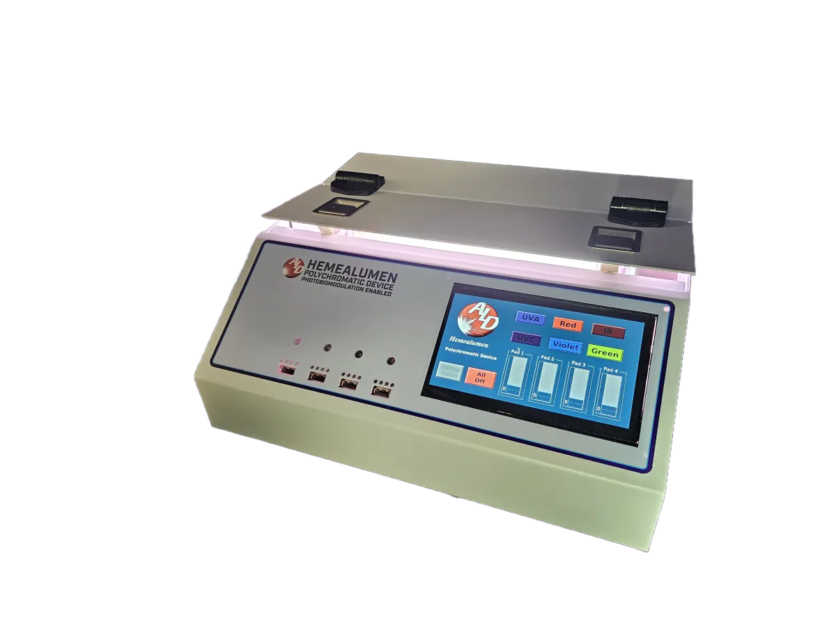 Hemealumen TS: Revolutionary Polychromatic Photobiomodulation System by Living Well Today International