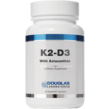 K2-D3 w/Astaxanthin 30 vegcaps by Douglas Laboratories