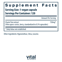 Vitex 750 120 vegcaps by Vital Nutrients
