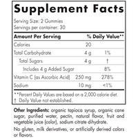 Vitamin C Gummies 250 mg 120 Gummies by Nordic Naturals
