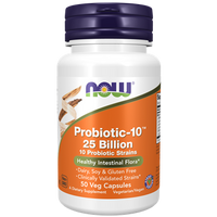 Probiotic-10 25 Billion 50 vcaps by NOW