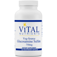 Glucosamine Sulfate Veg 750 mg 120 caps by Vital Nutrients