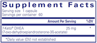 7-Keto DHEA 25 mg 60 vcaps by Pure Encapsulations