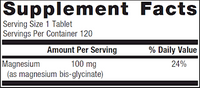 Mag Glycinate — 120 Tablets