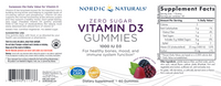 Zero Sugar Vitamin D3 60 Gummies by Nordic Naturals