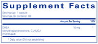DHEA (micronized) 10 mg 60 vcaps by Pure Encapsulations