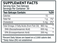 Advanced DHA 60 gelcaps by Thorne Research