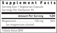 Magnesium Citrate 90 vegcaps by Douglas Laboratories