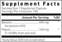 Betaine Plus 100 caps by Douglas Laboratories