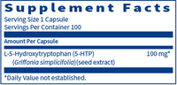 5-HTP (100 mg) by Klaire Labs by Klaire Labs/SFI Health