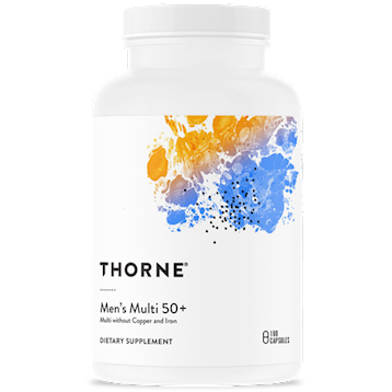 Men's Multi 50+ w/o CU FE 180 caps by Thorne Research