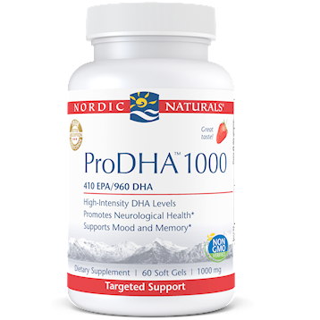 ProDHA 1000 Strawberry 60 softgels by Nordic Naturals