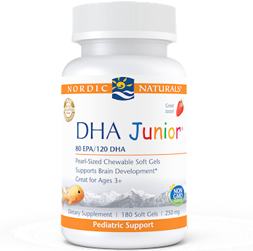 DHA Junior Strawberry 180 softgels by Nordic Naturals