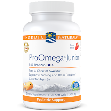 ProOmega Junior Strawberry 90 softgels by Nordic Naturals