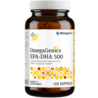 OmegaGenics® EPA-DHA 500 Lemon 120 SG by Metagenics