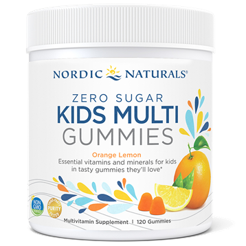 Zero Sugar Kids Multivitamin 120 Gummies by Nordic Naturals