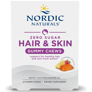 Zero Sugar Hair & Skin Gummie 27 Gummies by Nordic Naturals