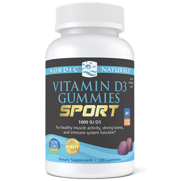 Vitamin D3 Gummies Sport 120 Gummies by Nordic Naturals