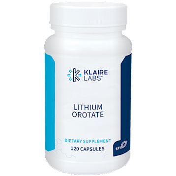 Lithium Orotate 120 Capsules by Klaire Lab by Klaire Labs/SFI Health